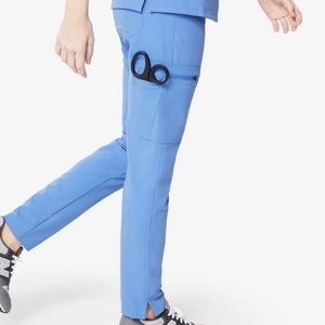 Figs Ceil Blue skinny scrub pants